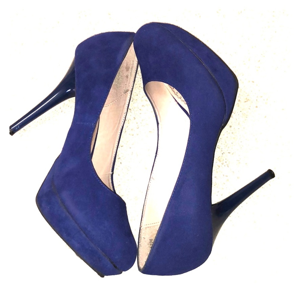 Olsenboye Blue Platforms Heels